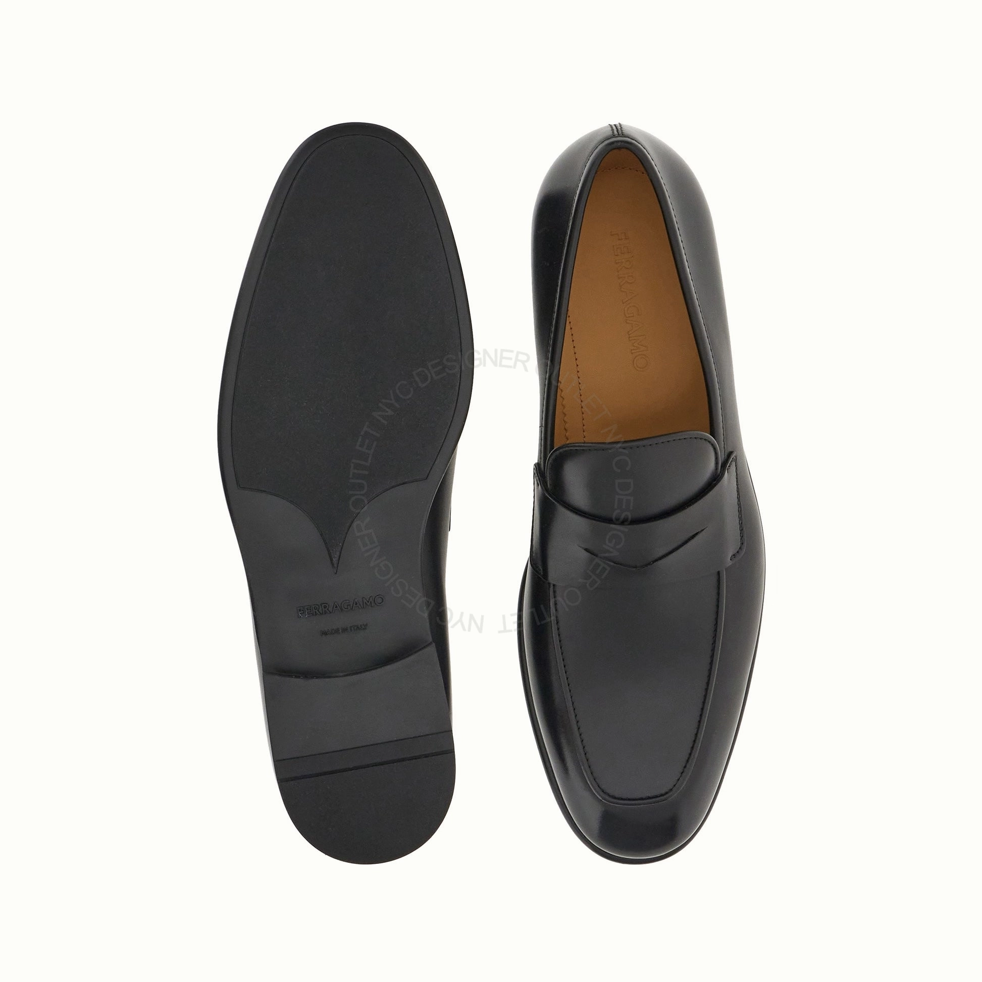 Ferragamo Funes Loafers Lug Sole Platform Loafers