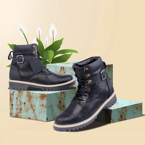 Anatomic Boots Bacca Bucci WOMEN Genuine-Leather High-Ankle Chukka Boots | Model Name: MASHA