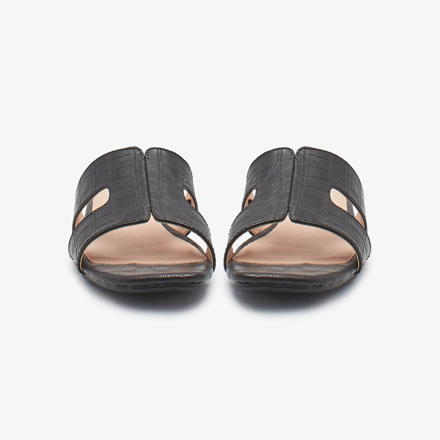 Flat Shoes And Knee Pain Shimmery Women Chappals