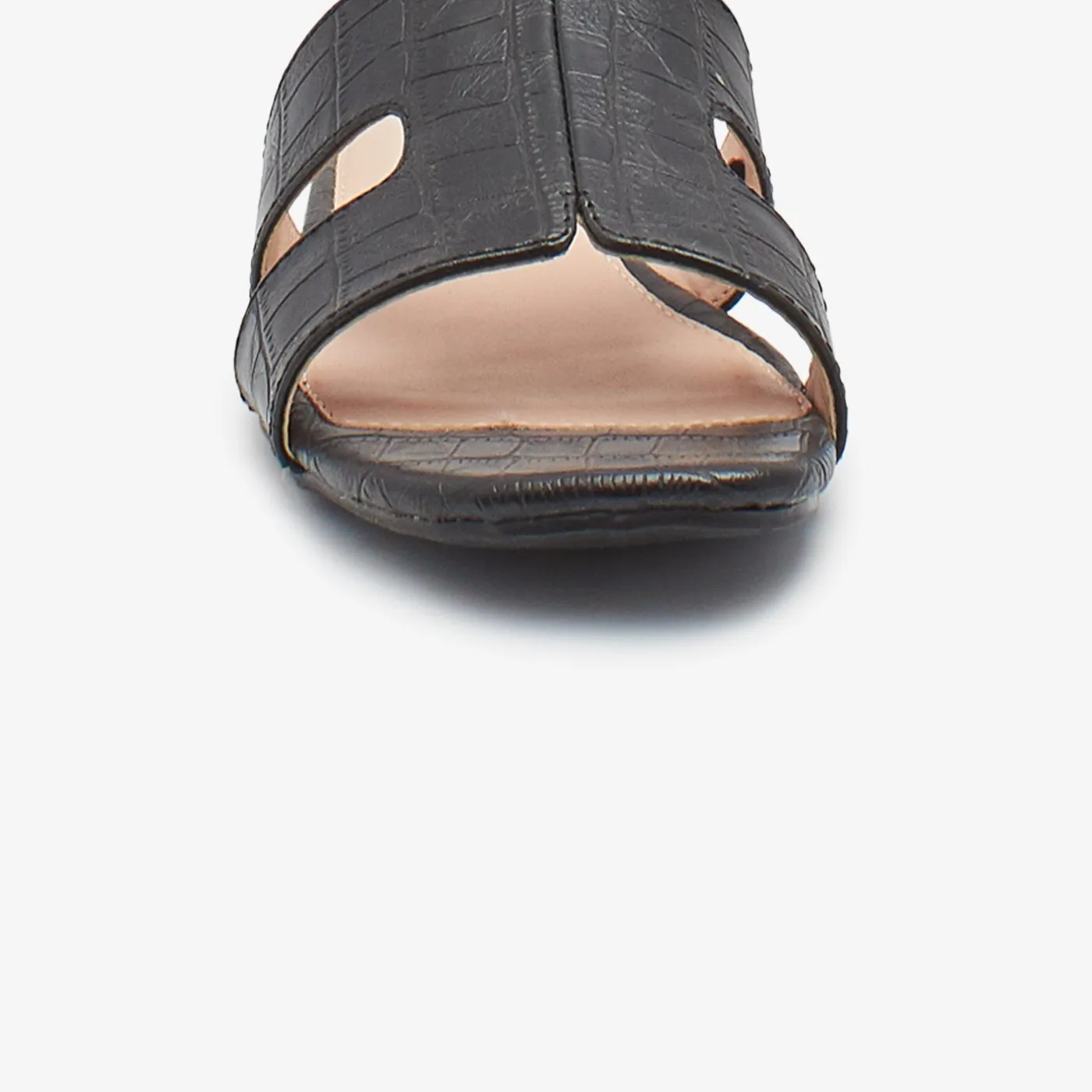 Jeweled Flat Shoes Shimmery Women Chappals