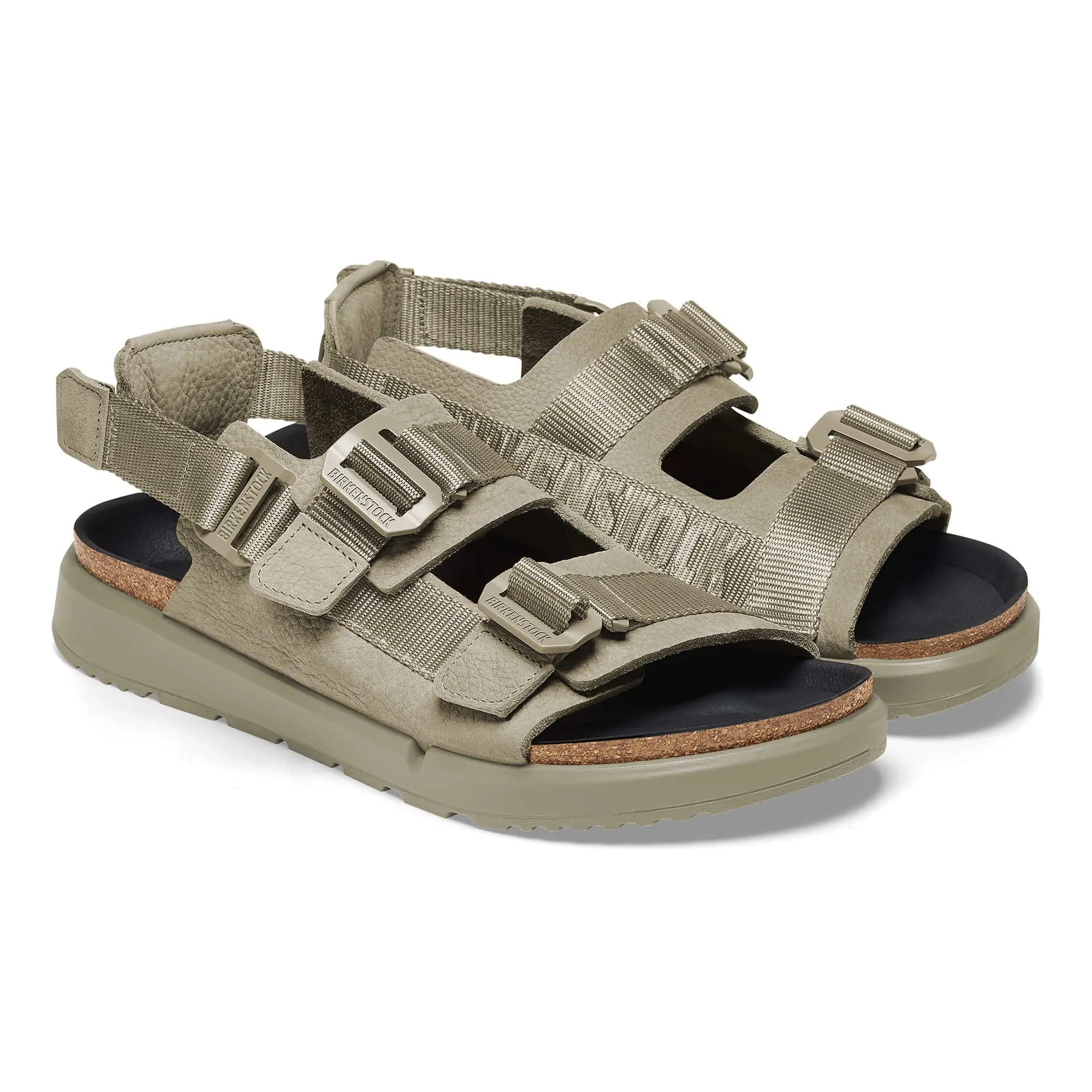 Shinjuku Natural Leather/Textile Best Sandals To Wear With Plantar Fasciitis