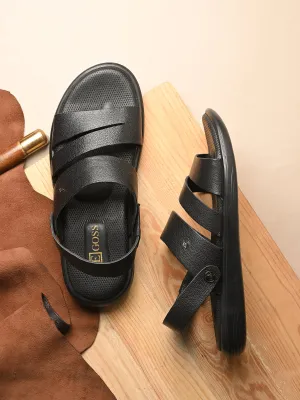 Closed Toe And Heel Sandals Adrian Leather Strap Sandals