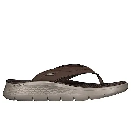 SKECHERS GO WALK FLEX SANDAL - VALLEJO - 229202 - CHOC Buckle Sandals
