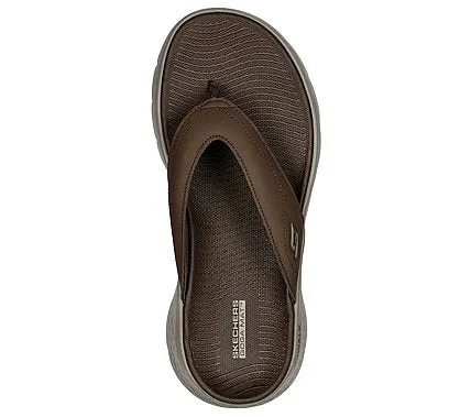 SKECHERS GO WALK FLEX SANDAL - VALLEJO - 229202 - CHOC Roman Stud Sandals