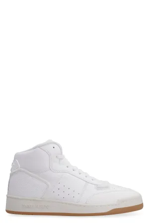 SL/80 LEATHER HIGH-TOP SNEAKERS Travel Fox Sneakers