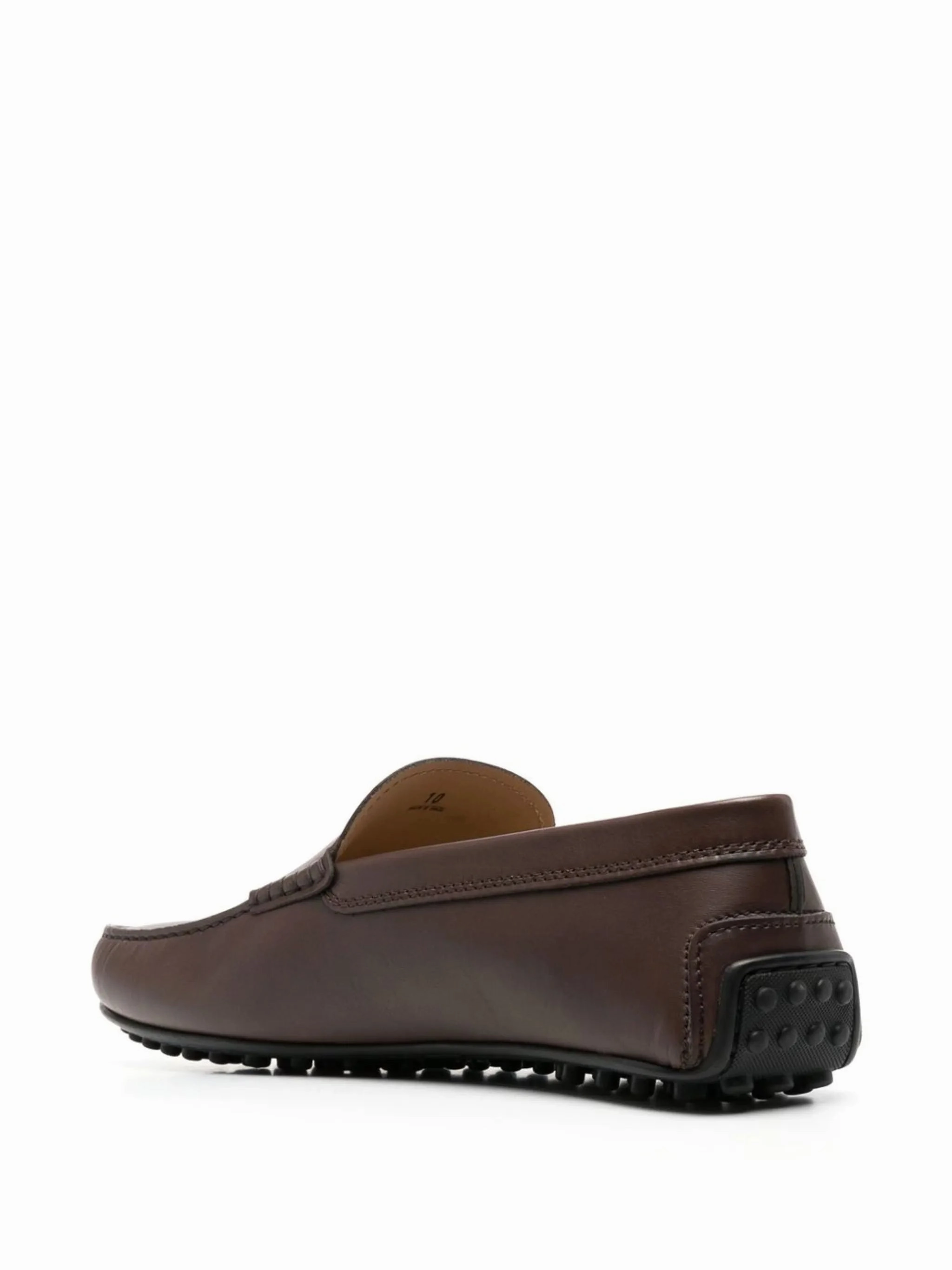 Loafers Heel Slip City leather penny loafers