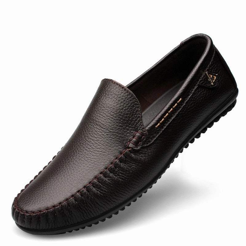 Loafers Dressing Style West Louis Leather Footwear Slip On Luxury Moccasin