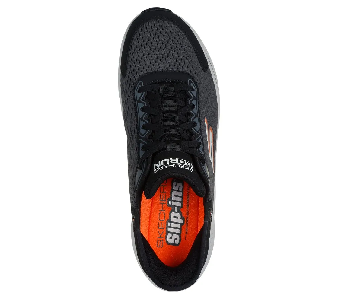 Running Shoes To Wear With Jeans SLIP-INS: GO RUN CONSISTENT - EMPOWERED - BLACK CHARCOAL