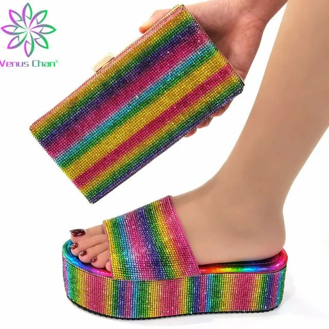 Haflingers Slippers Party Shoes and Purse Set