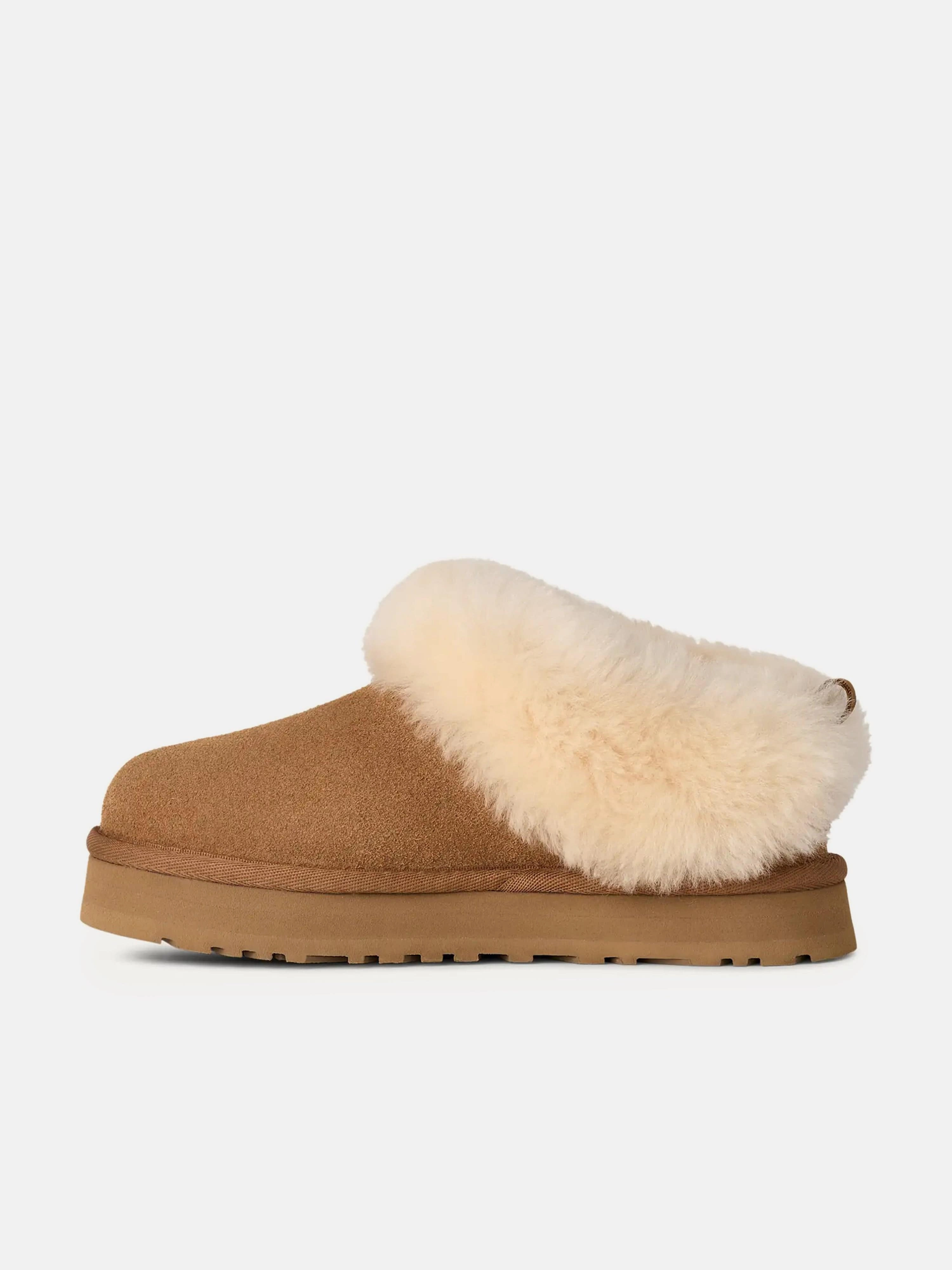 UGG Girls Tazzelle Slippers in Brown Bulk Slippers