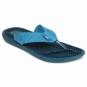 A-HA Teal Blue Casual Slipper For Men ACUPLUS-3M By Liberty Slippers For Ladies