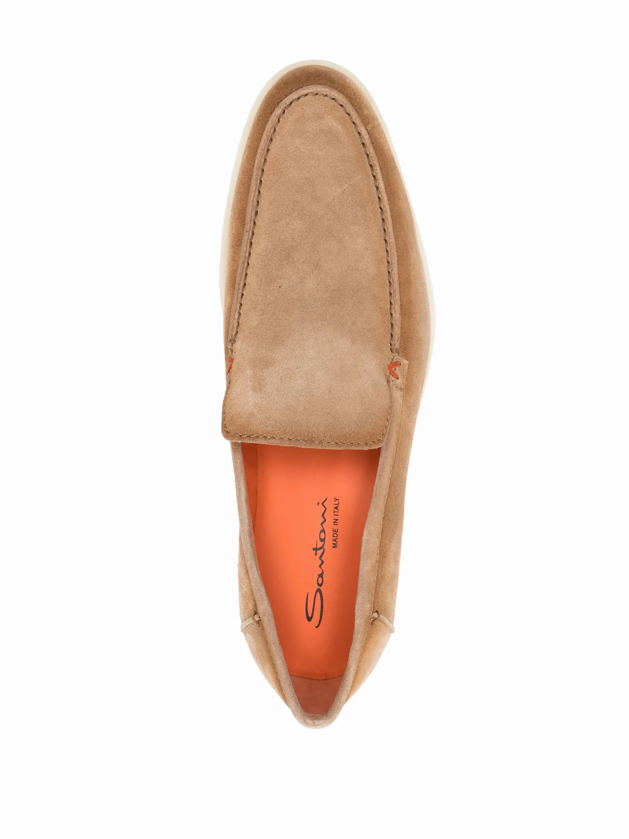 almond-toe suede loafers Naturalizer Darry Lug Sole Loafers