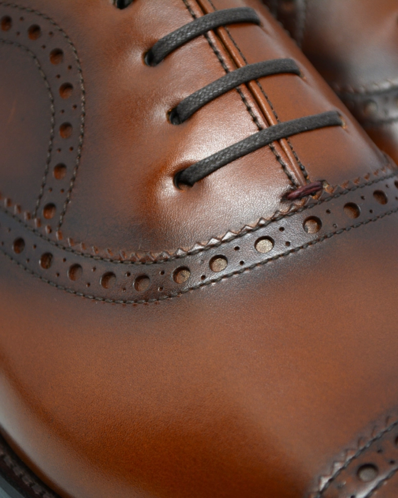 Shiny Silver Oxfords Outlet - William - Cognac Calf - City