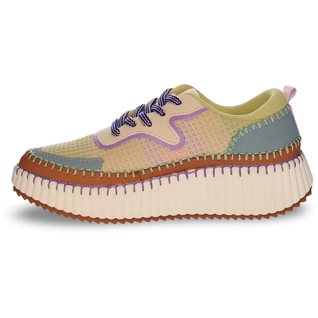 Vibram Sneakers Whipstitch Light Blue