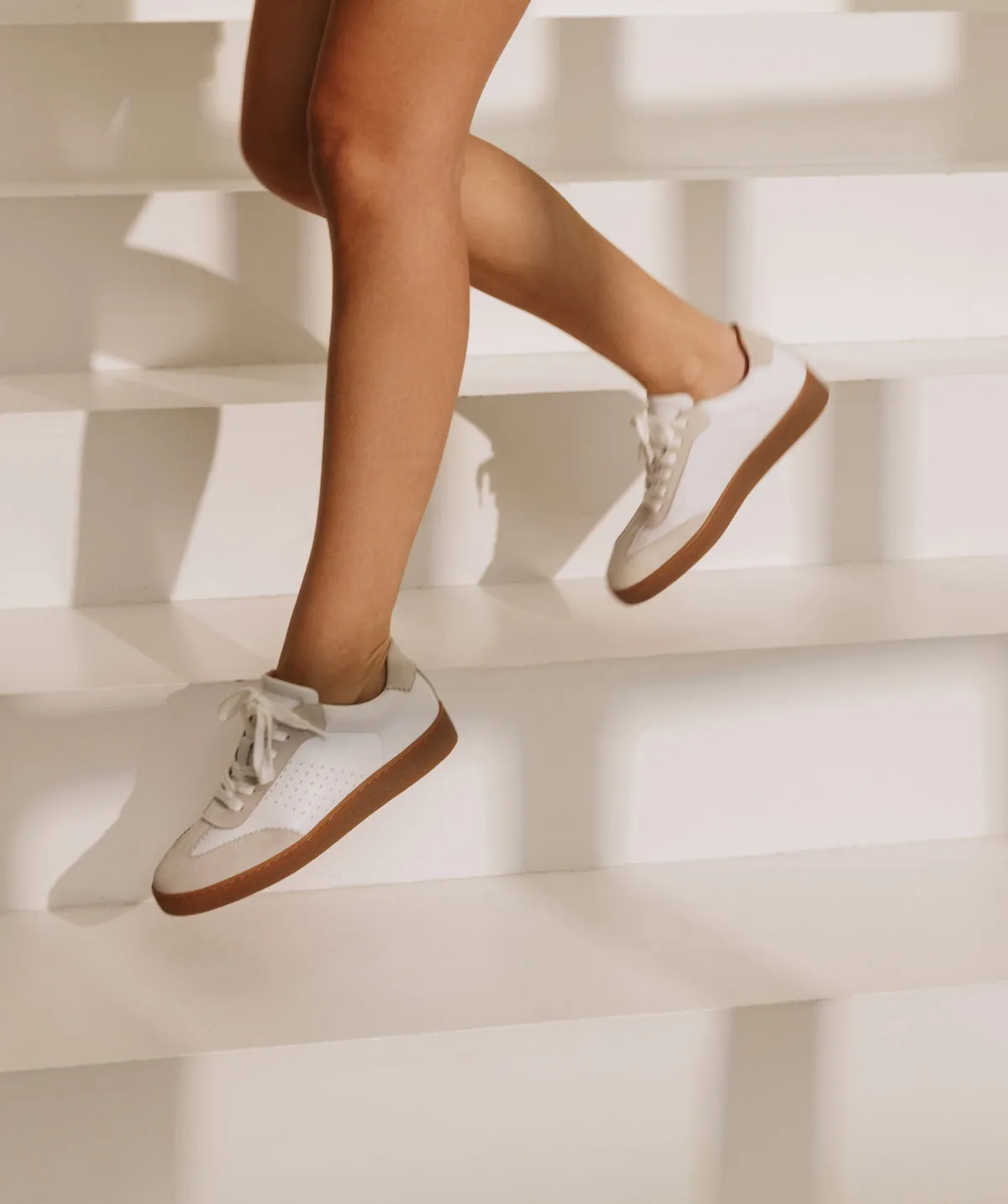 Sneakers JANE Blanc Print Sneakers