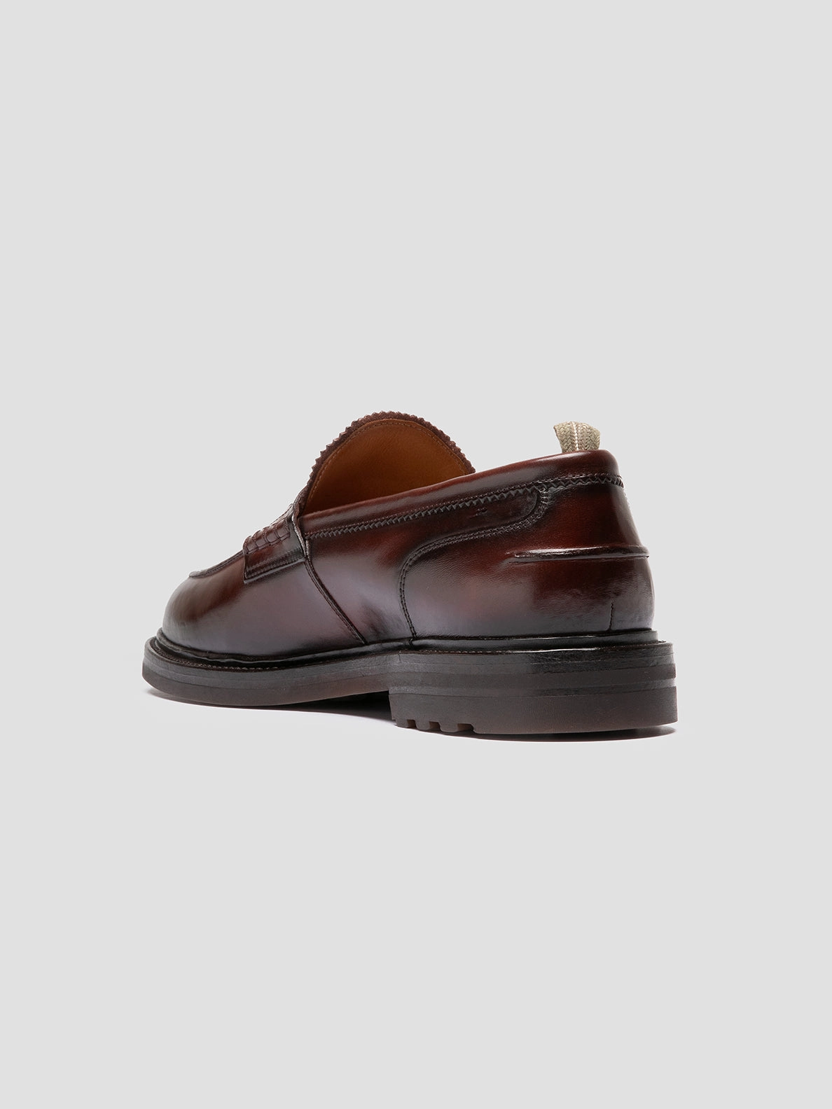 Loafers Alden SAX FLEXI 001 - Burgundy Leather Penny Loafers