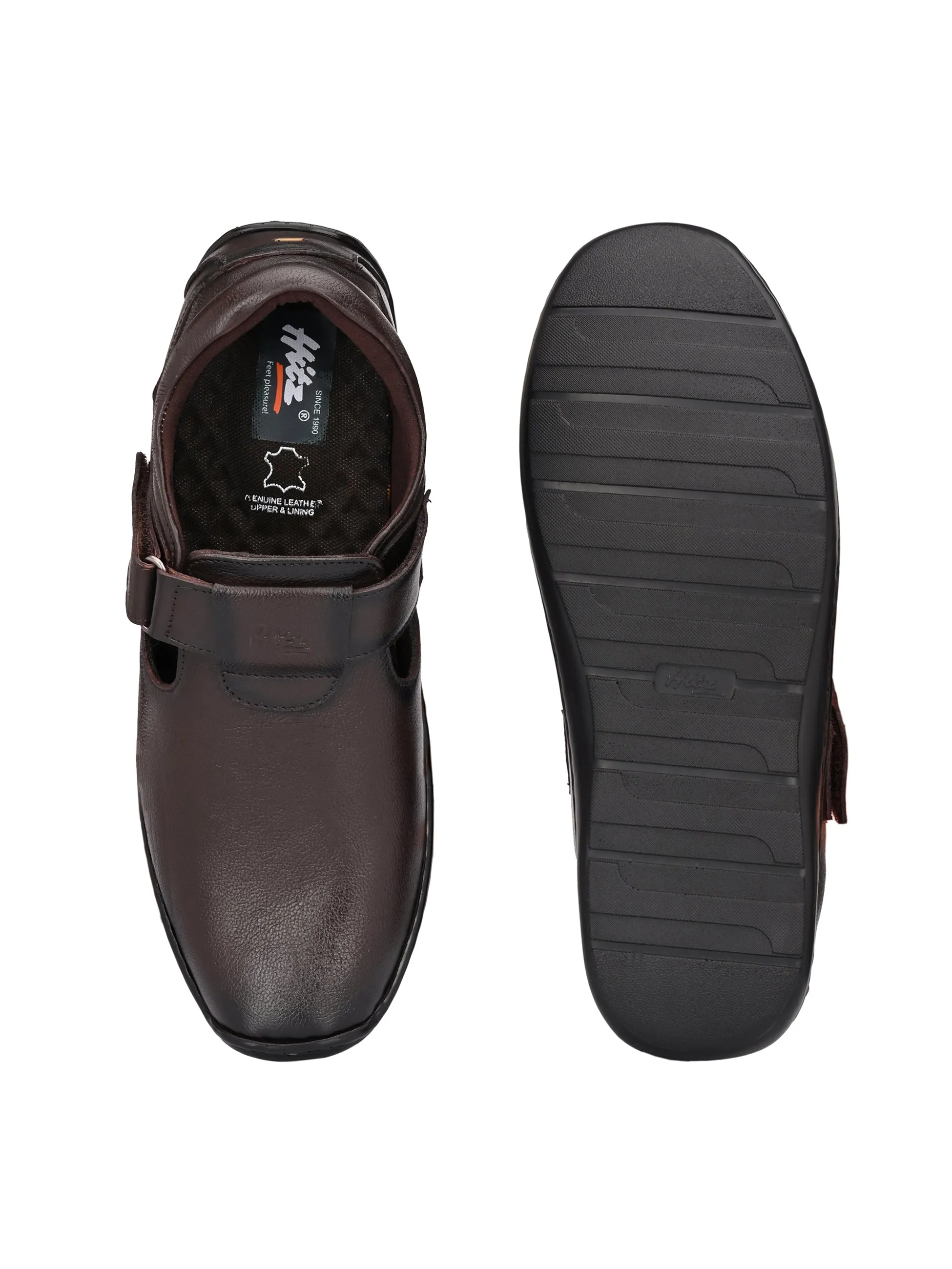 Brunel Leather Velcro Roman Sandals Dr Marten Sandals