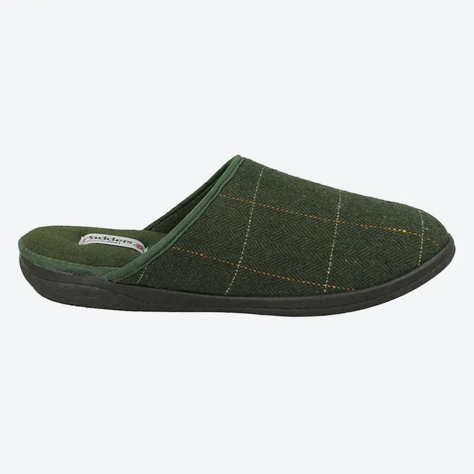 Slippers Ladies Mens Wide Fit Padders Stag Mule Slippers