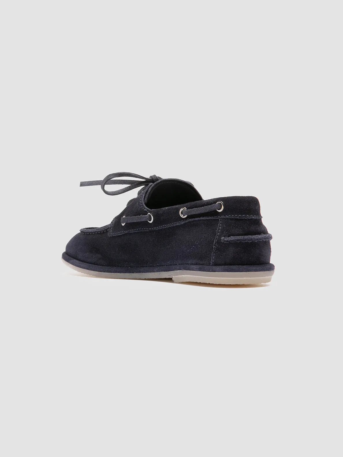 LOVE 101 - Blue Suede Boat Shoes Coach Loafers