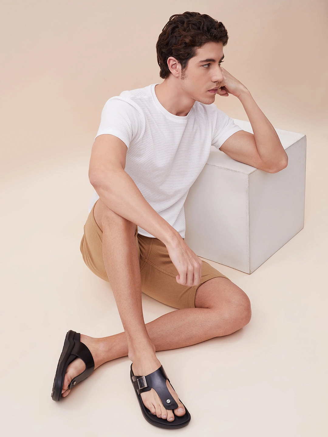 Piqu Leather Cushion Slippers Kermit Slippers