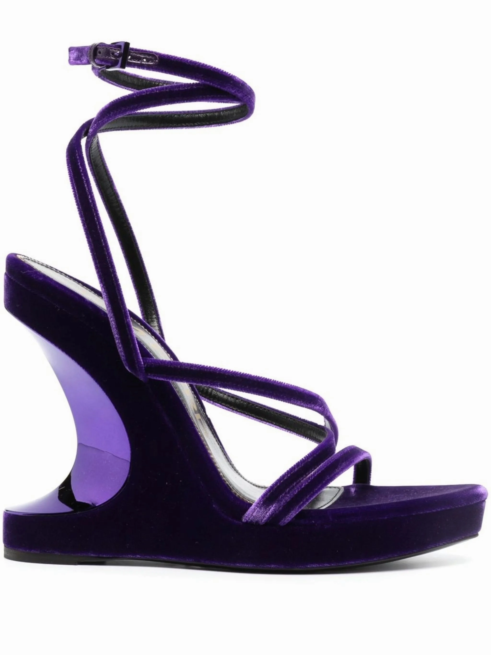 130mm wedge velvet sandals Franco Sarto Wedge Sandals