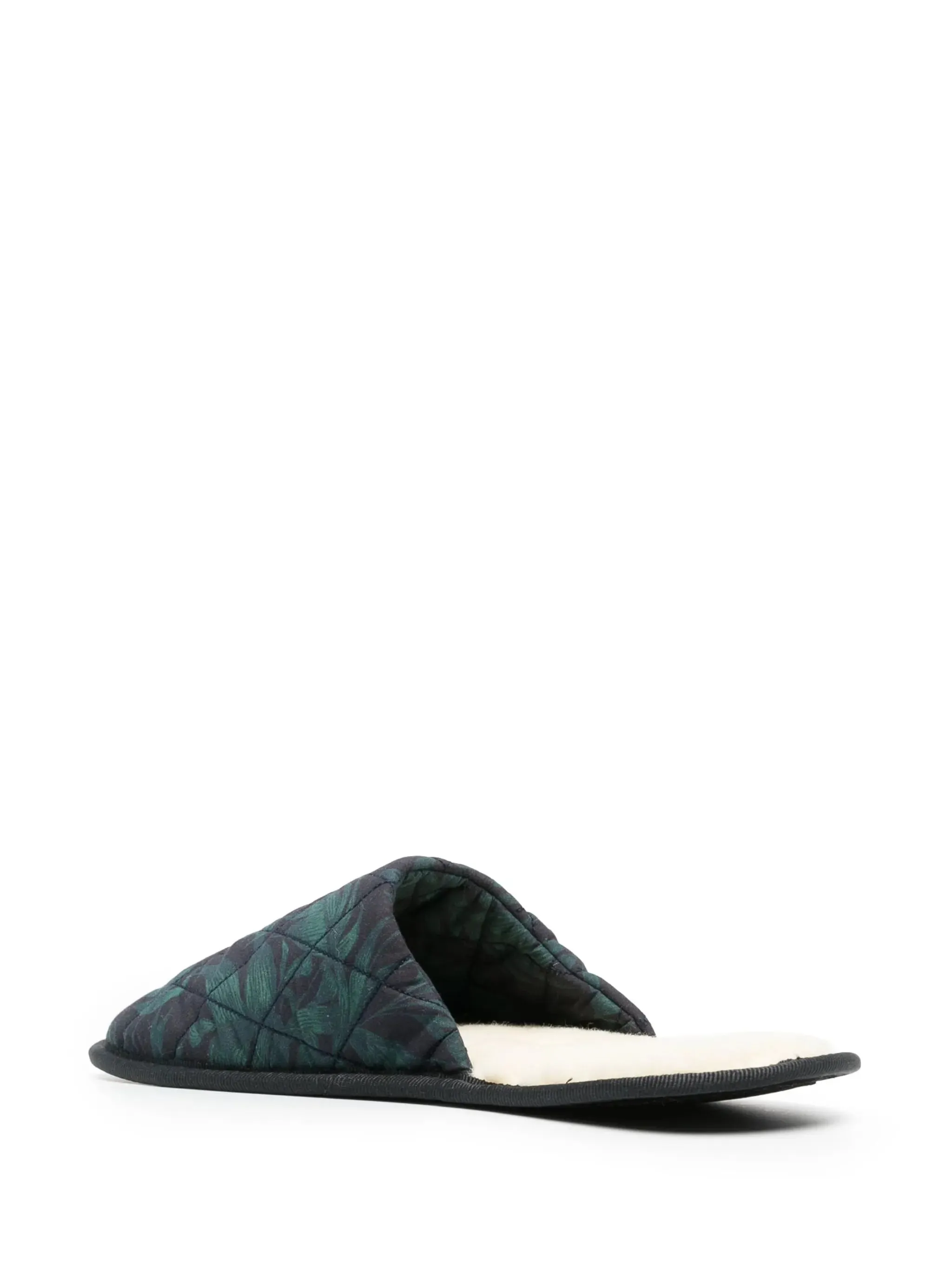 Byron-print quilted slippers Slippers For Summer