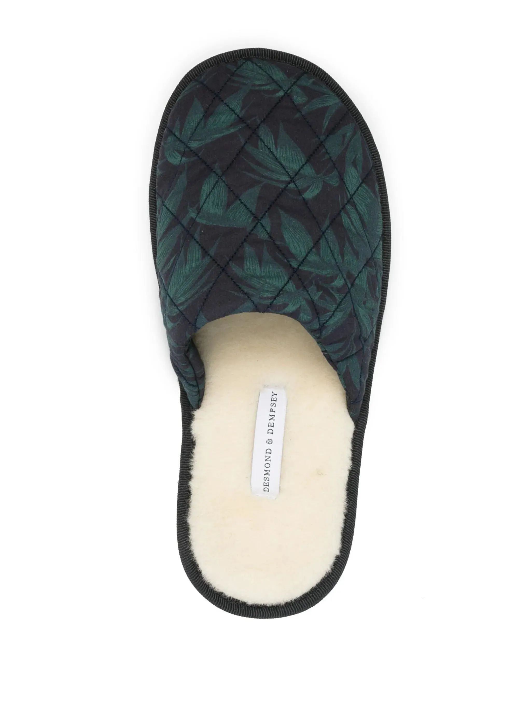 Non Slip Fabric For Slippers Byron-print quilted slippers