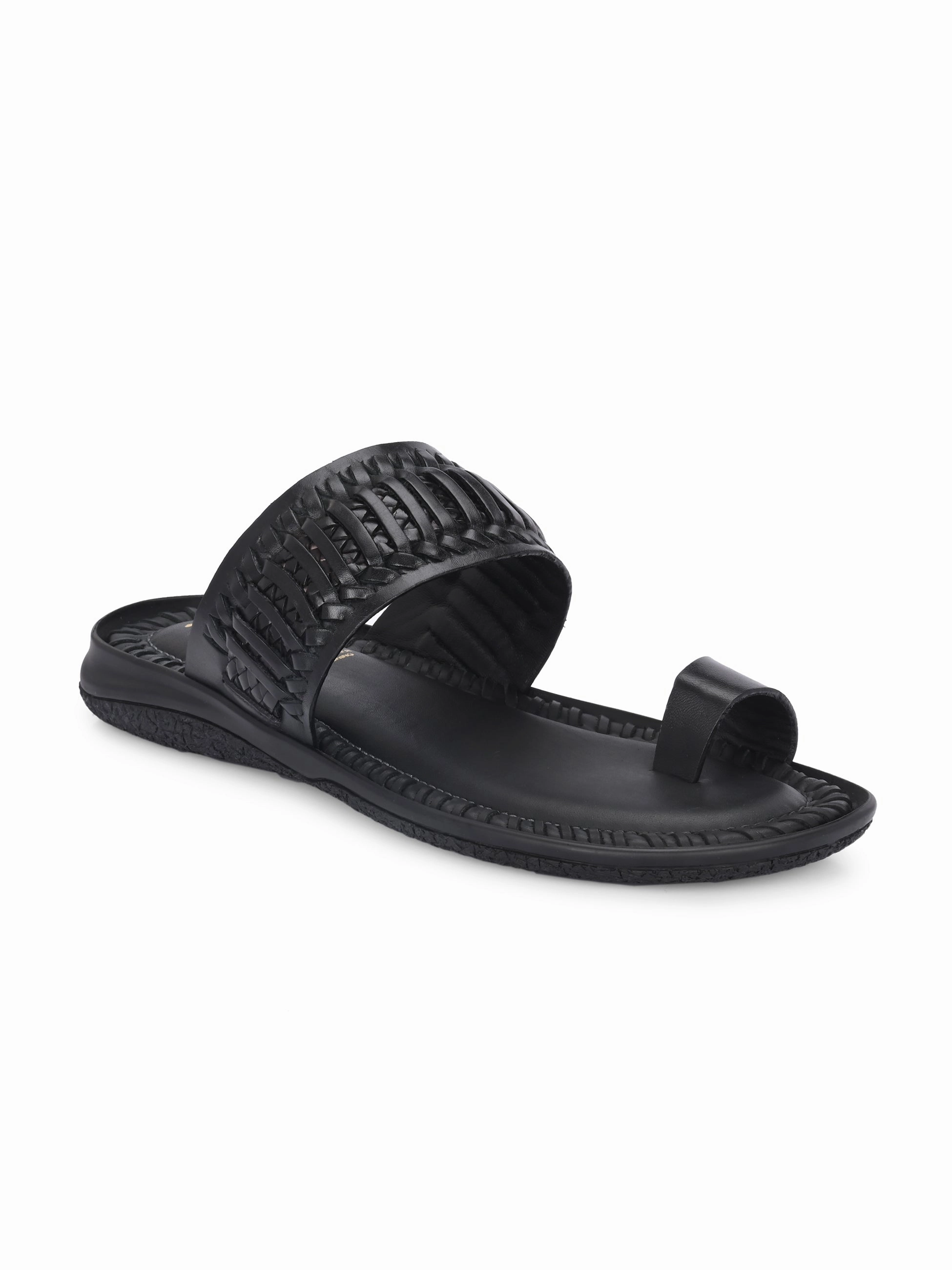 Freedom Slides Solano Leather Slippers