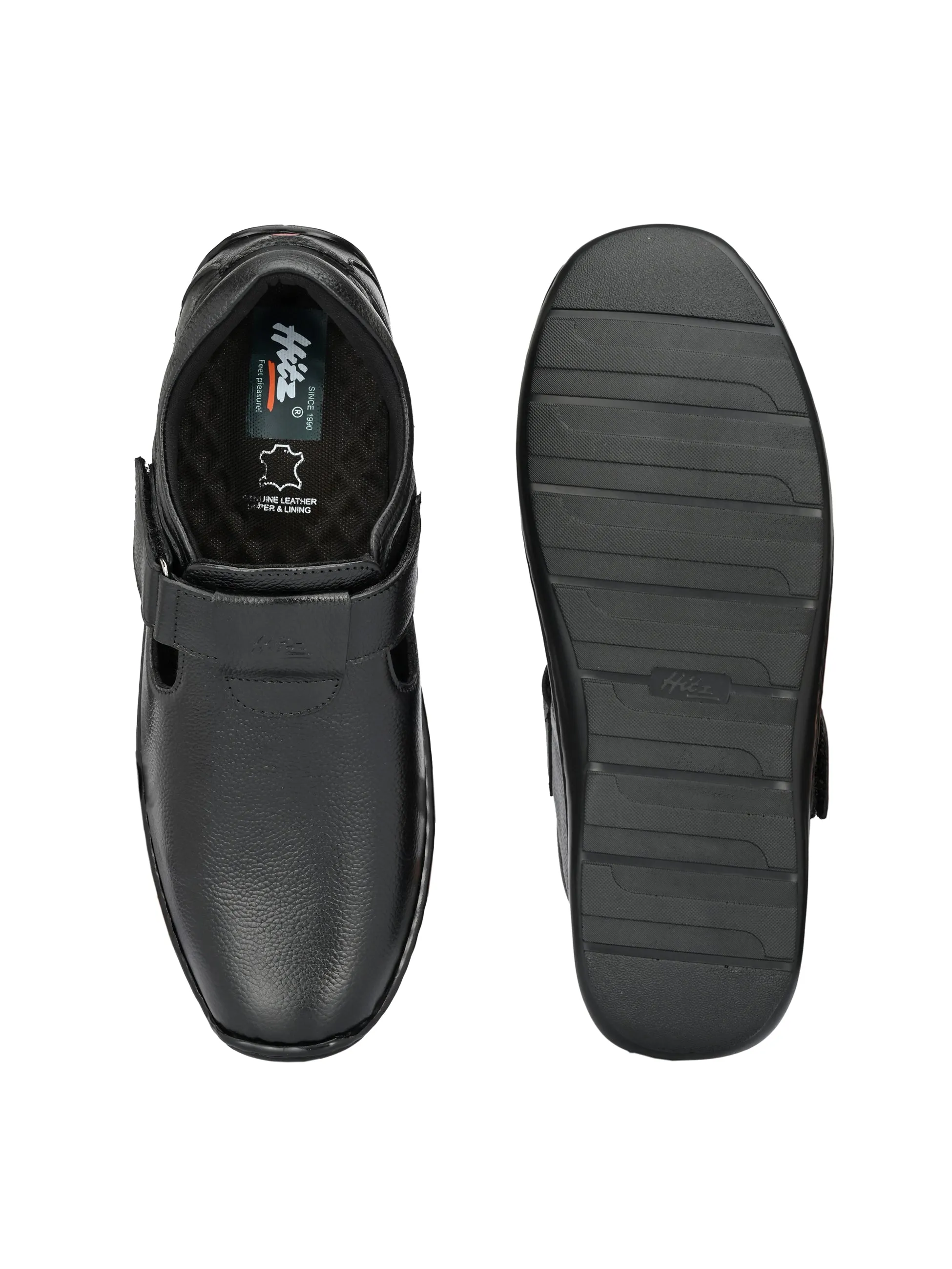 Brunel Leather Velcro Roman Sandals Sandals Earth