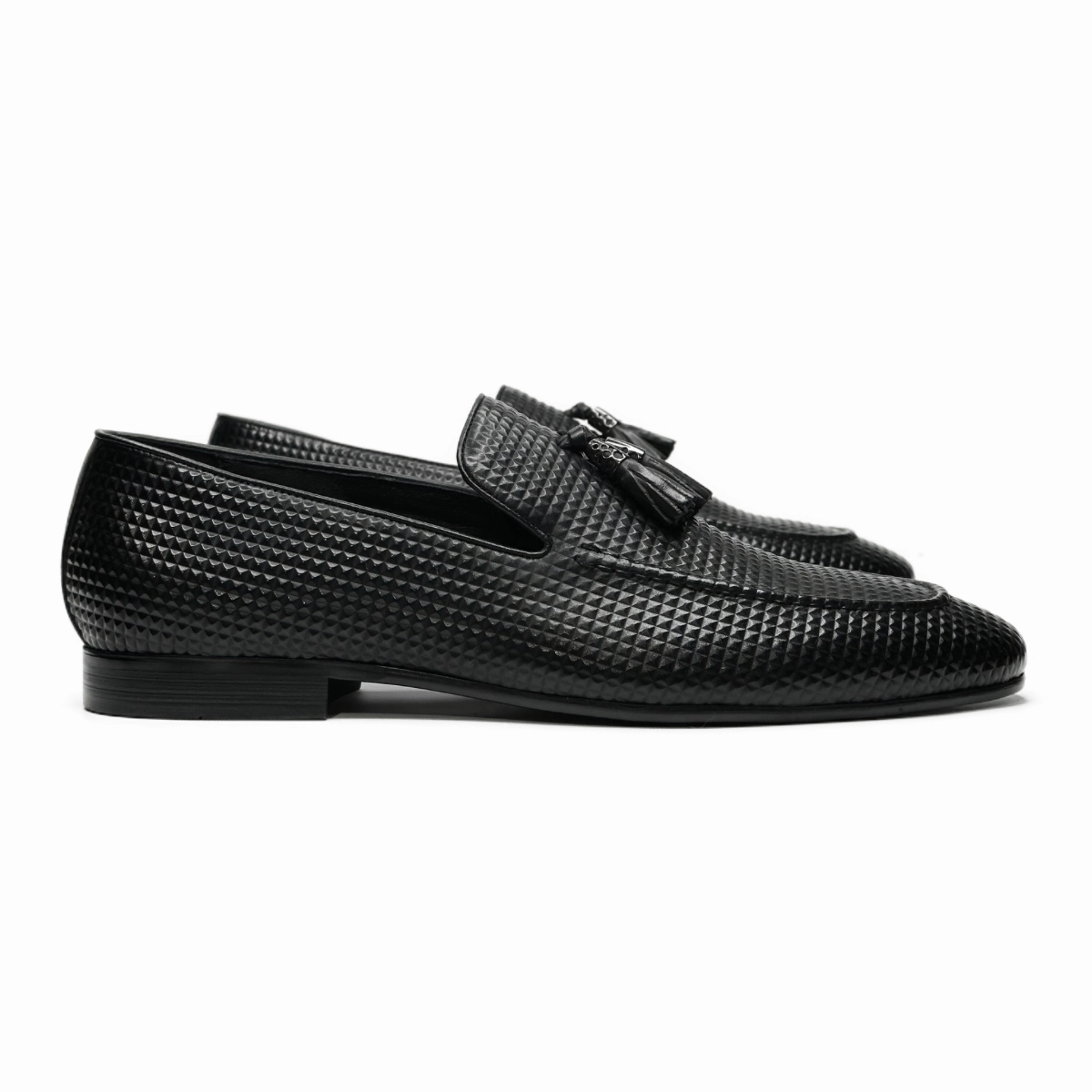 Japanese Traditional Slippers Skagway Textured Tassel Loafers