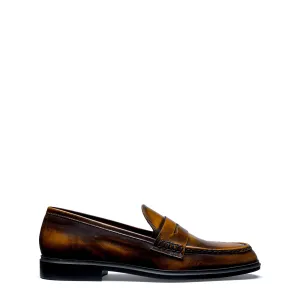 Esprit Loafers Vendme Blandine cognac spazzolato leather loafers