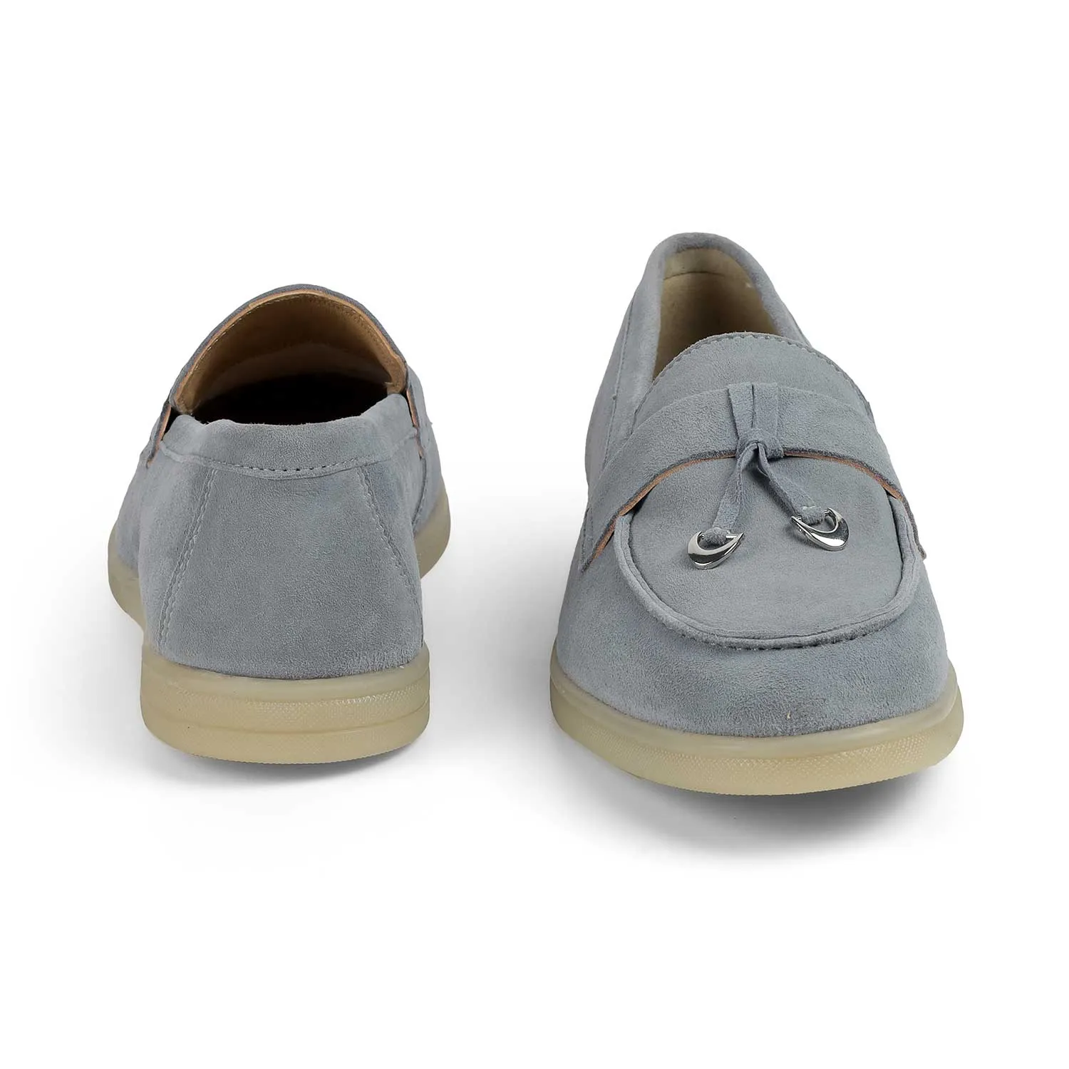 Tresmode Angil Platinum Women's Casual Loafers Ladies Soft Leather Loafers