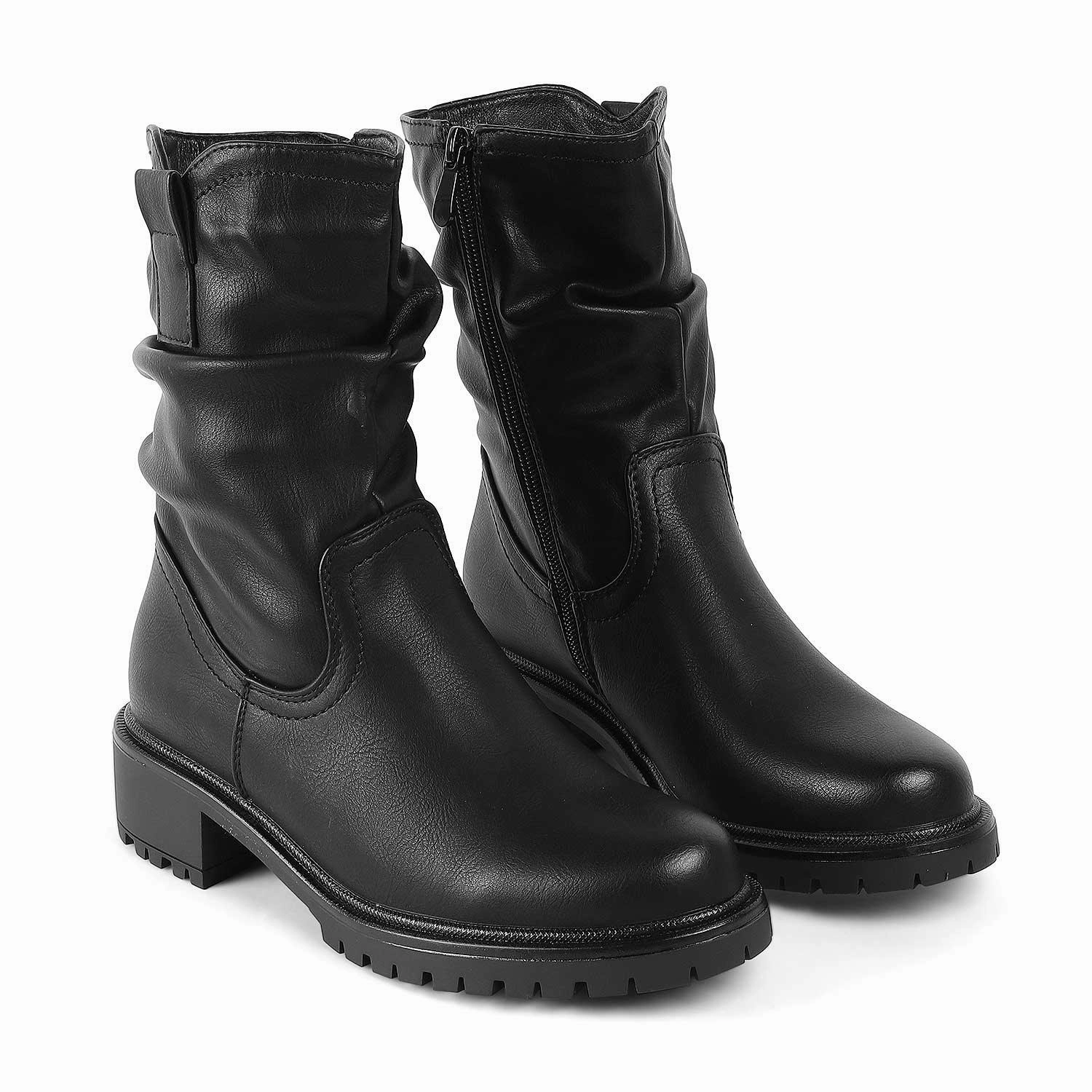 Walmart Rain Boots Tresmode Saintmor Black Women's Ankle-length Boots