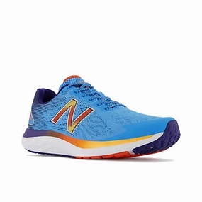 New Balance 327 Red And White New Balance Men's Fresh Foam 680v7 - Vibrant Sky