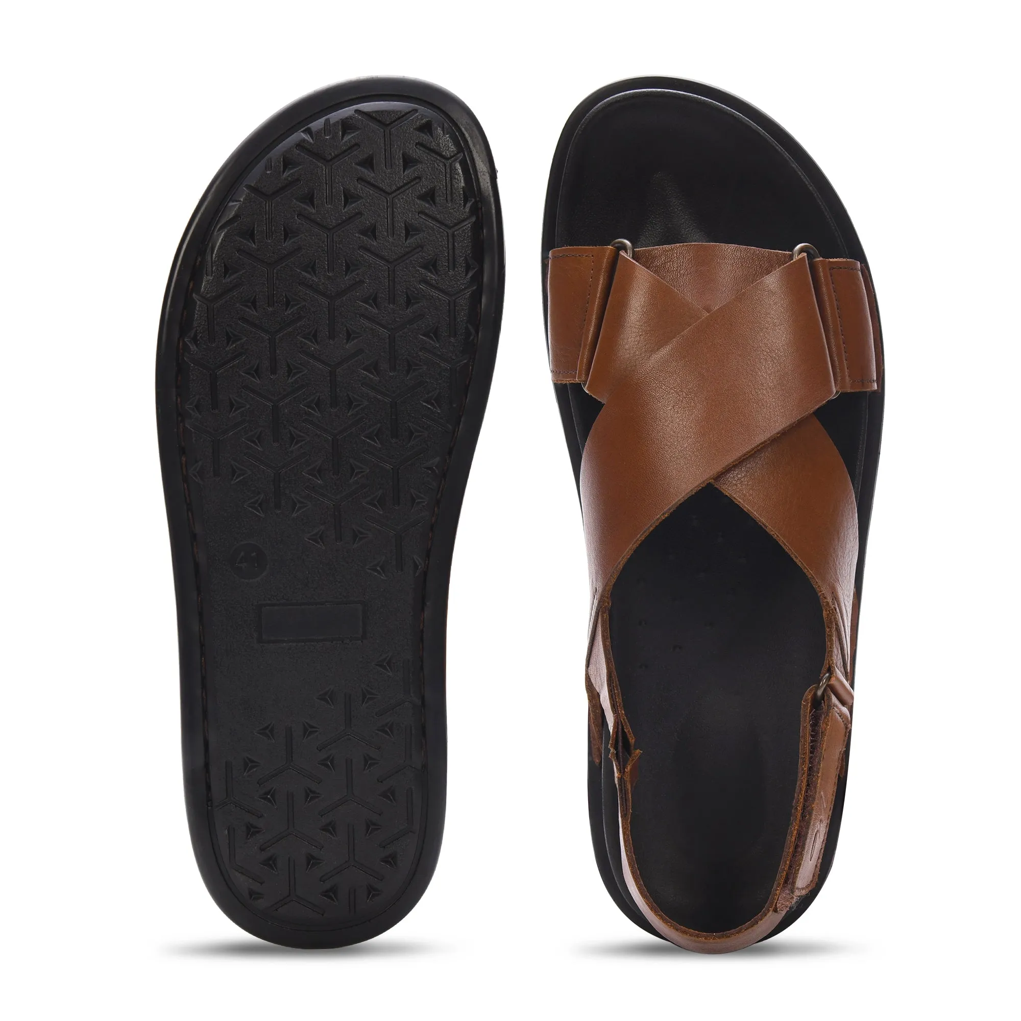 Bruno Leather Sandals Sandals Service