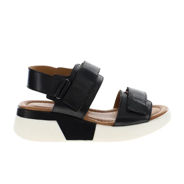 Strappy Wedge Sandals Sovella Women's Maya Black