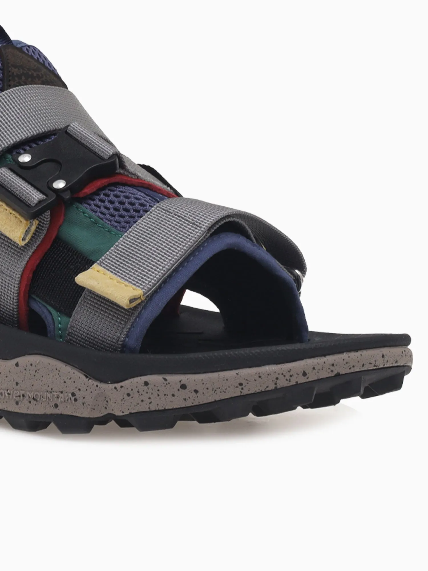 Ruched Sandals Spec 9 Man Navy Multi nylon Velour