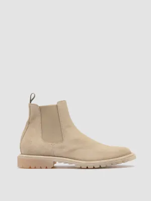 SPECTACULAR 014 - Beige Suede Chelsea Boots Toddler Muck Boots