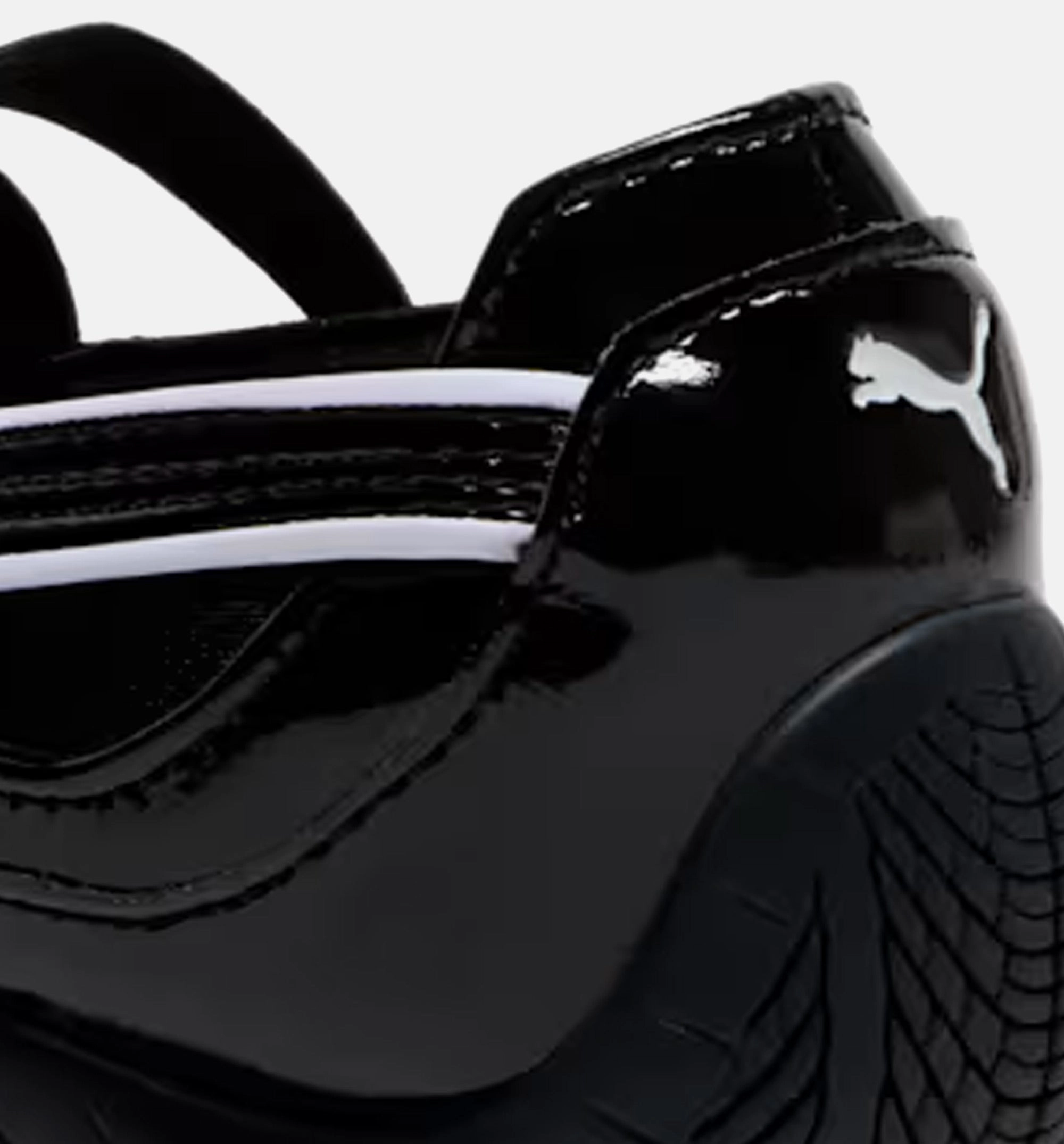 Speedcat Ballet Glossy Womens Lifestyle Shoe - Black Glossy Puma Suede Athletic Shoe