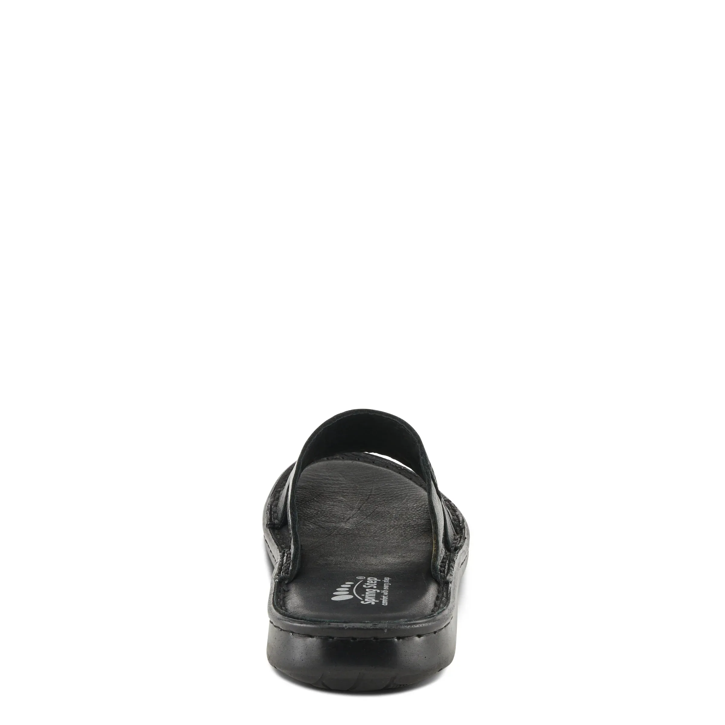 Spring Steps Men's Nunzio Slide In Sandals - Black Leather Like Teva