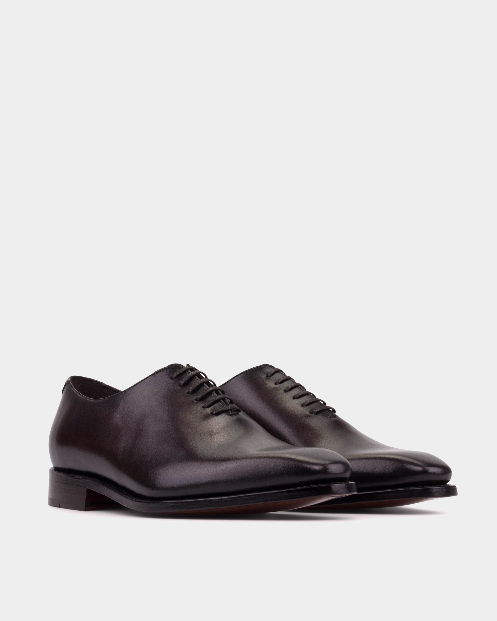 Vincent Dark Brown Wholecut with Half-Rubber Soles - 722 Oxford Vs Derby Shoes