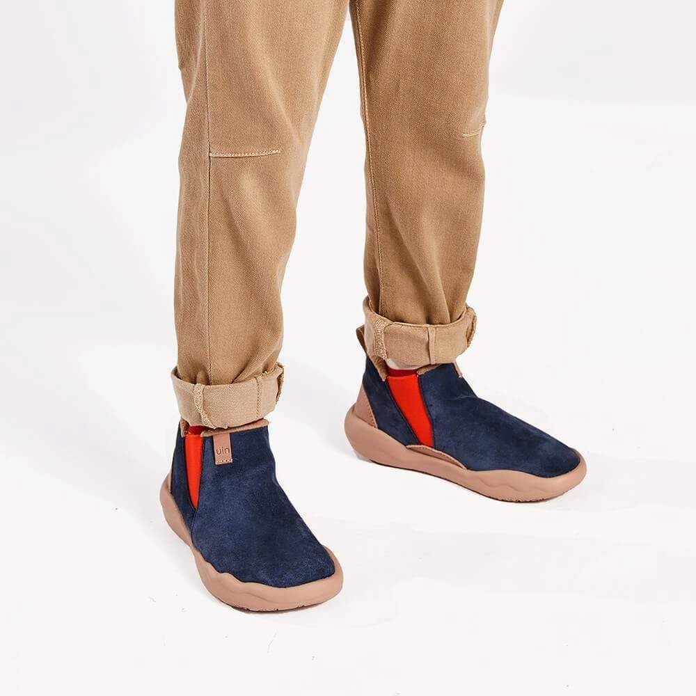 Ugg Boots Ultra Mini Granada Deep Blue Cow Suede Boots Men