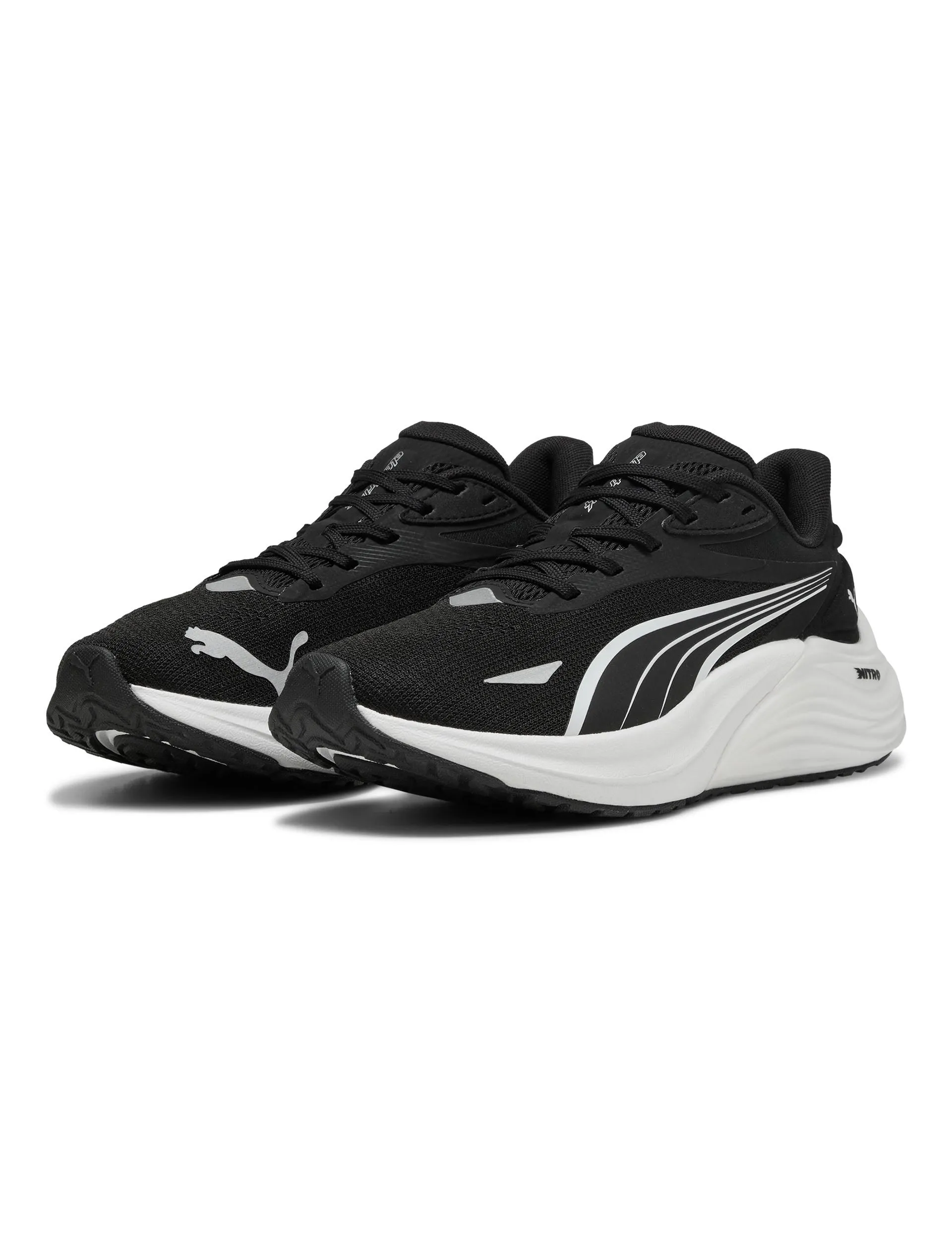 Electrify NITRO 4 Running Shoes - Black/White Carbon Plates In Running Shoes