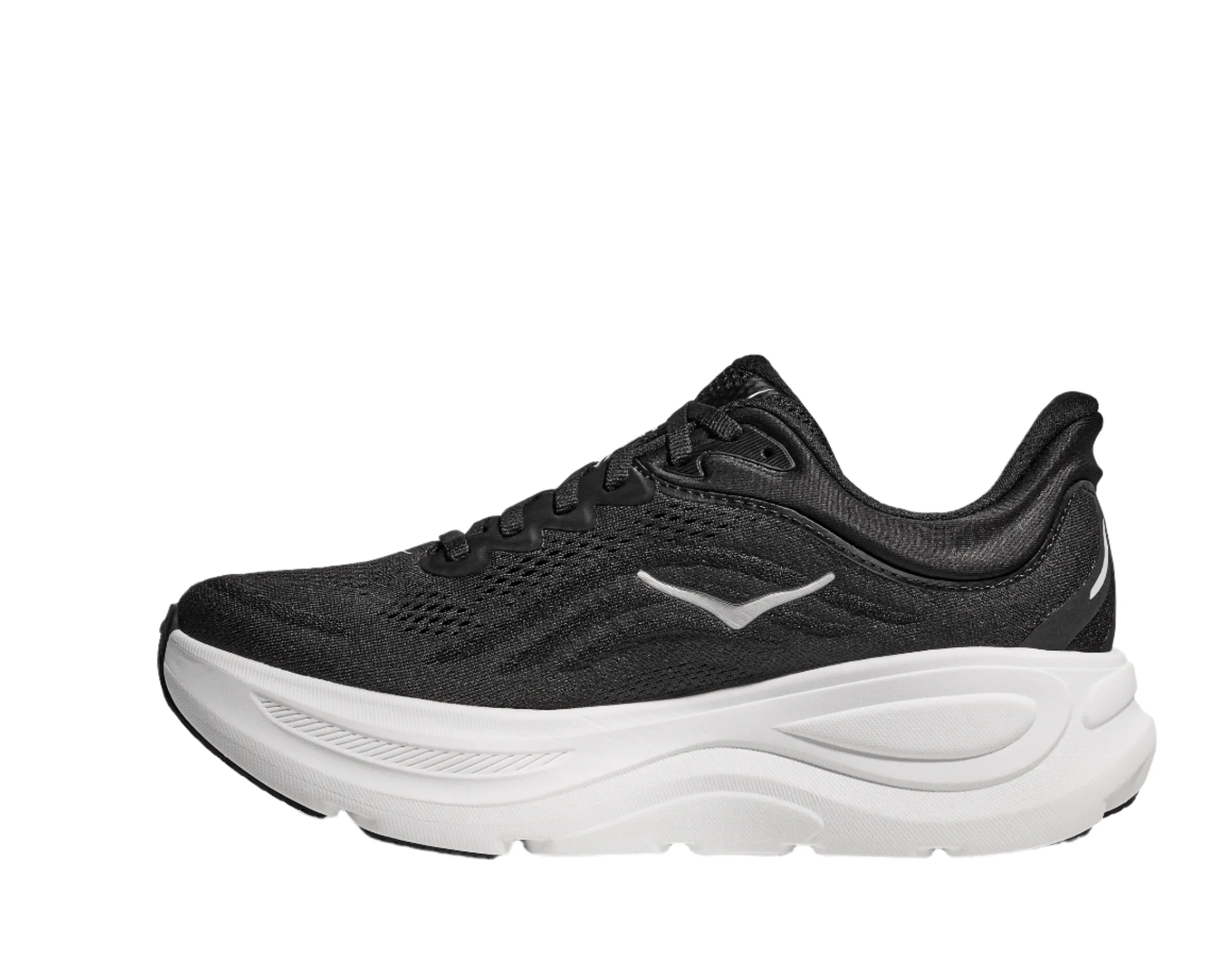 Competitors HOKA Men's Bondi 9 Ultra Cushioned Running Shoe - Black/White