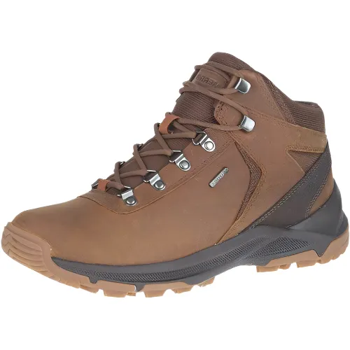 Men's Erie Mid Leather Water Proof Hiking Boot - Toffee Alpine Climbing Shoes