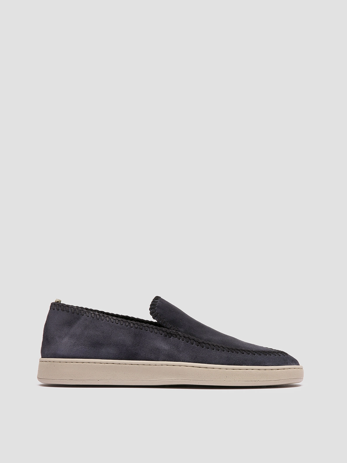 Bougeotte Loafers HERBIE 011 - Navy Suede Penny Loafers