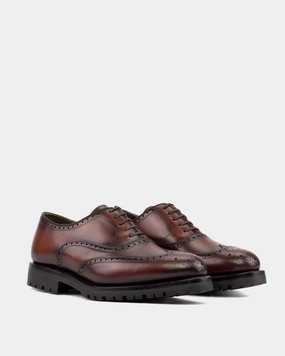 Oxford Vs Brogue Outlet - Brown Full Brogue Oxford