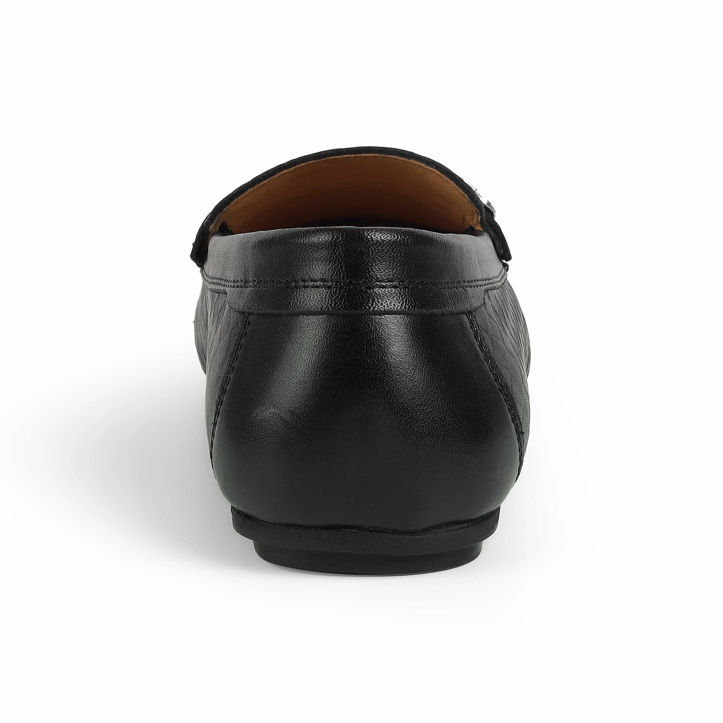 Mexican Loafers Tresmode Smat Black Men's Leather Single Monk Shoes