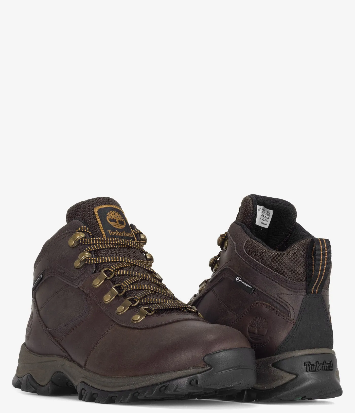 Timberland Mt. Maddsen Mid Waterproof Hiking Boot - Men Hiking Shoes Without Laces