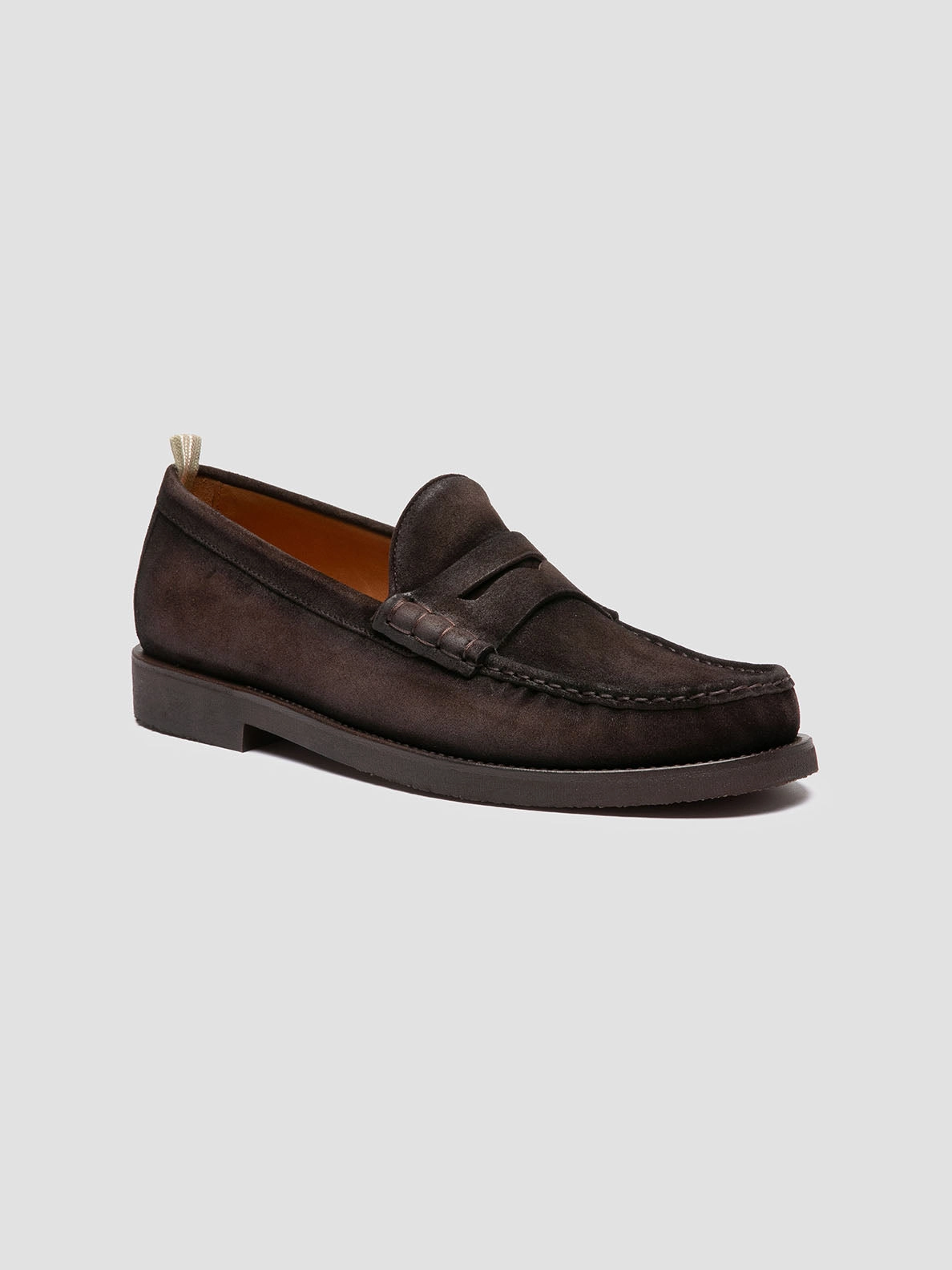 Flag Ltd Loafers BALFRON FLEXI 001 - Brown Suede Penny Loafers